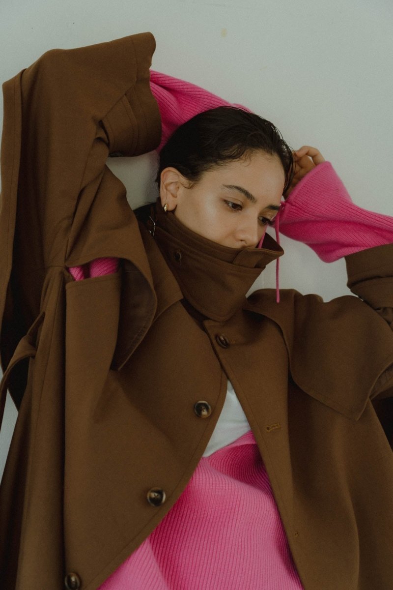 3way dolman trench coat/khakibrown - KNUTH MARF
