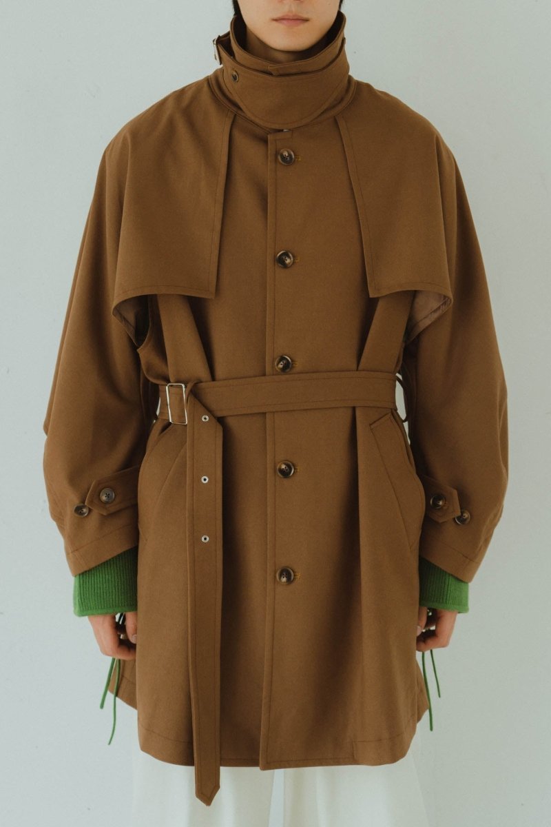 3way dolman trench coat/khakibrown - KNUTH MARF