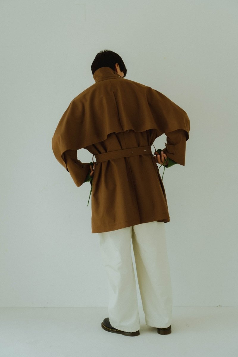 3way dolman trench coat/khakibrown - KNUTH MARF