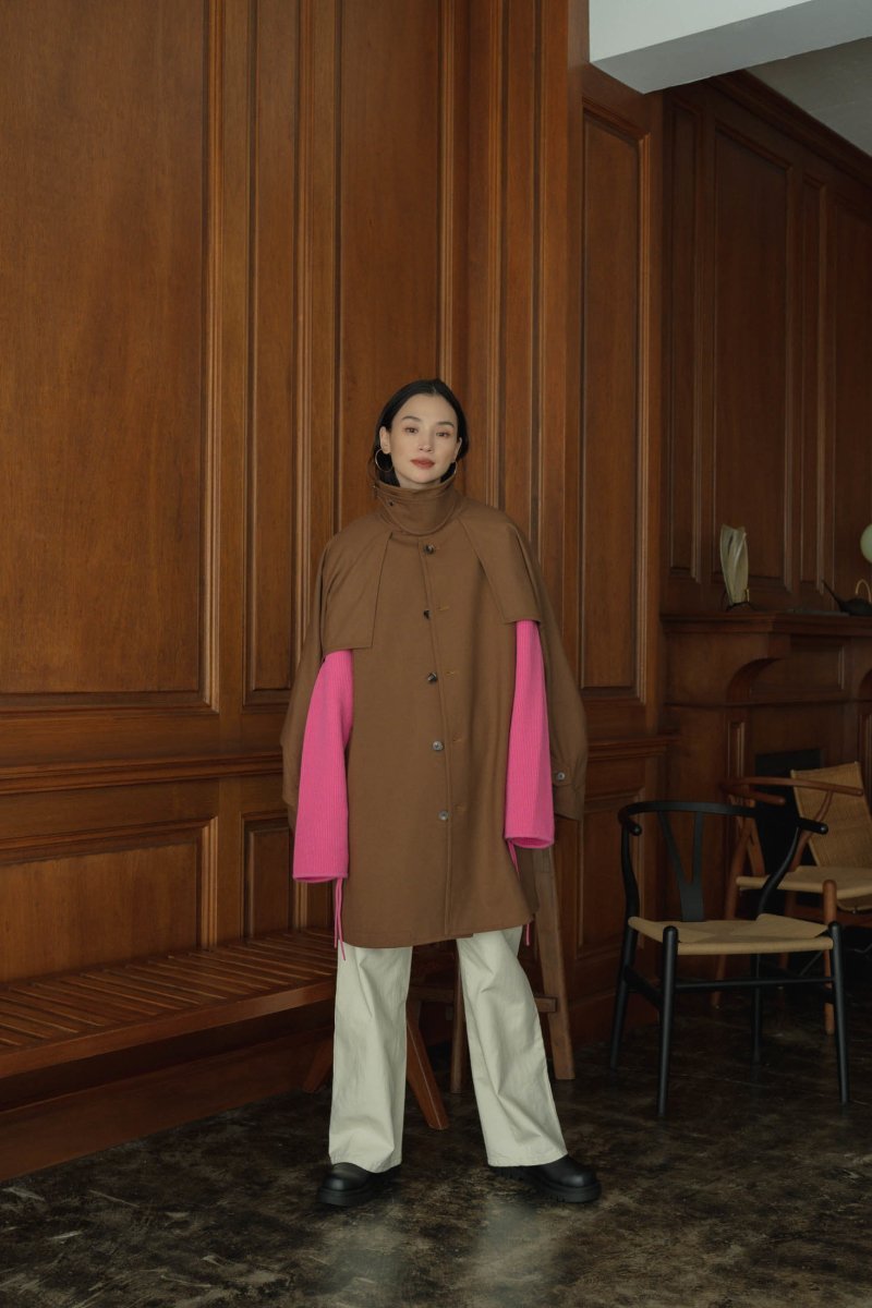 3way dolman trench coat/khakibrown - KNUTH MARF