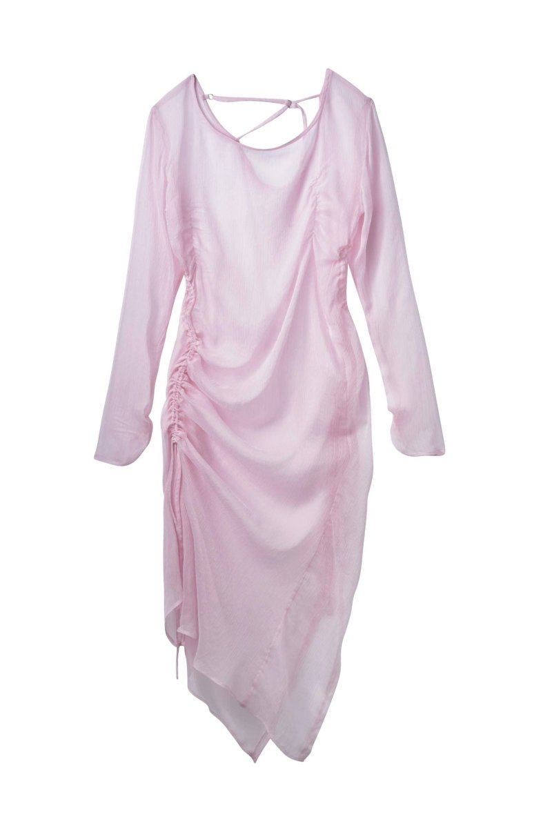 asymmetry sheer long one piece/4color - KNUTH MARF