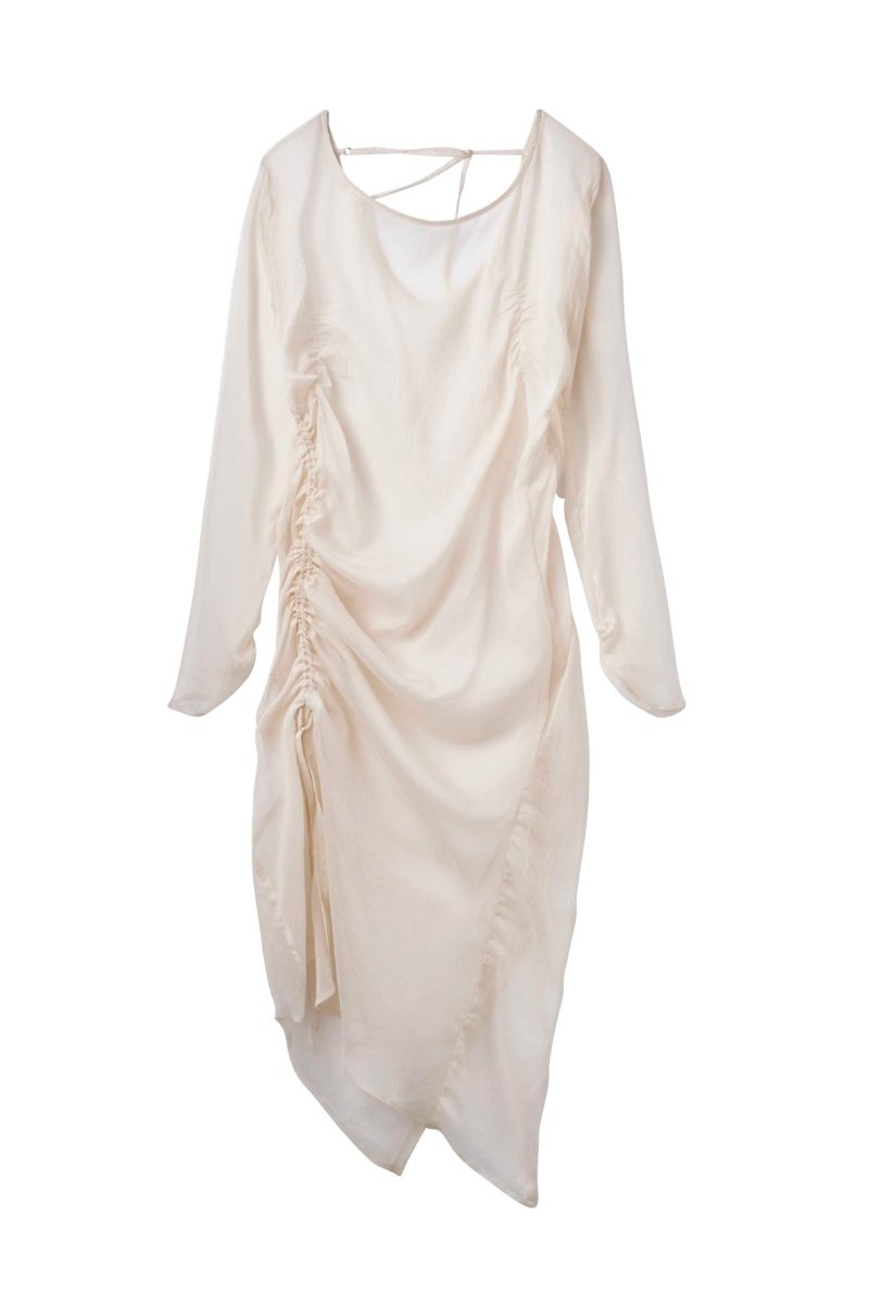 asymmetry sheer long one piece/4color - KNUTH MARF