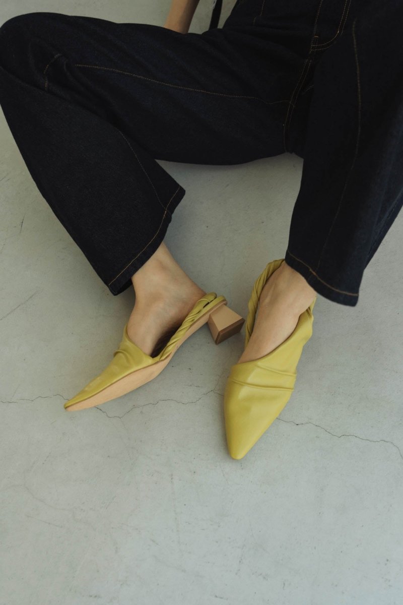 asymmetry twist heel/2color - KNUTH MARF