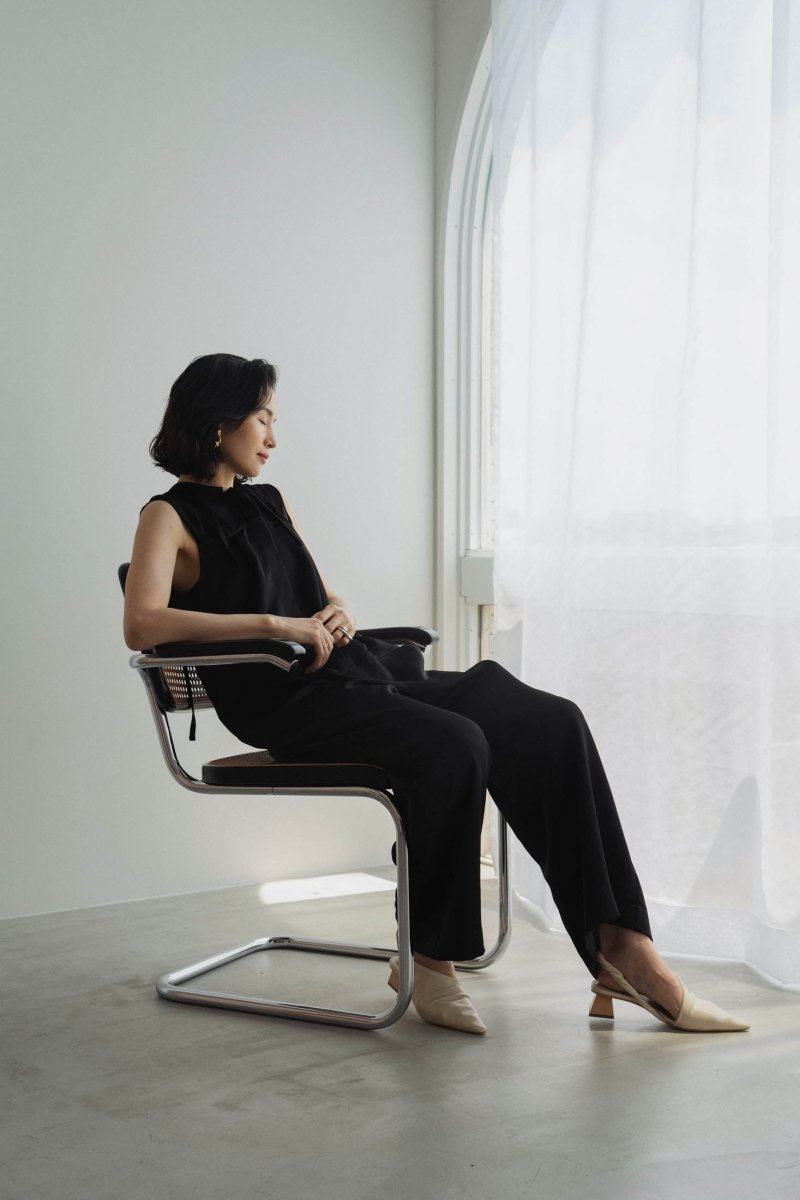 asymmetry twist heel/2color - KNUTH MARF