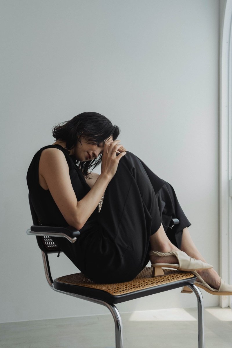 asymmetry twist heel/2color - KNUTH MARF