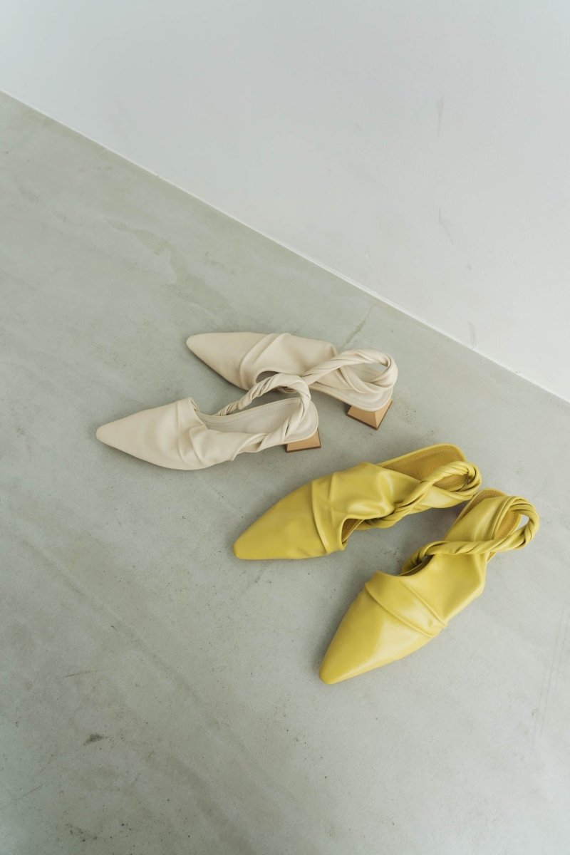 asymmetry twist heel/2color - KNUTH MARF