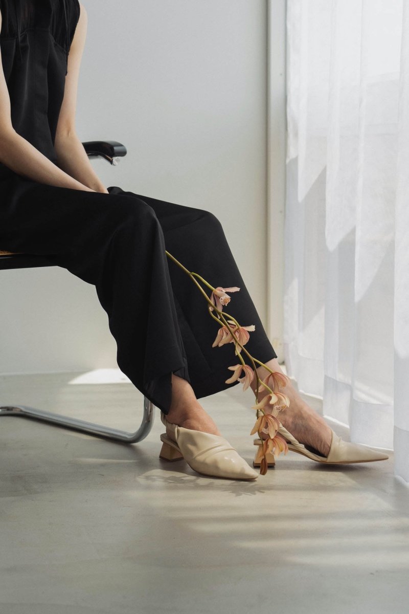 asymmetry twist heel/2color - KNUTH MARF