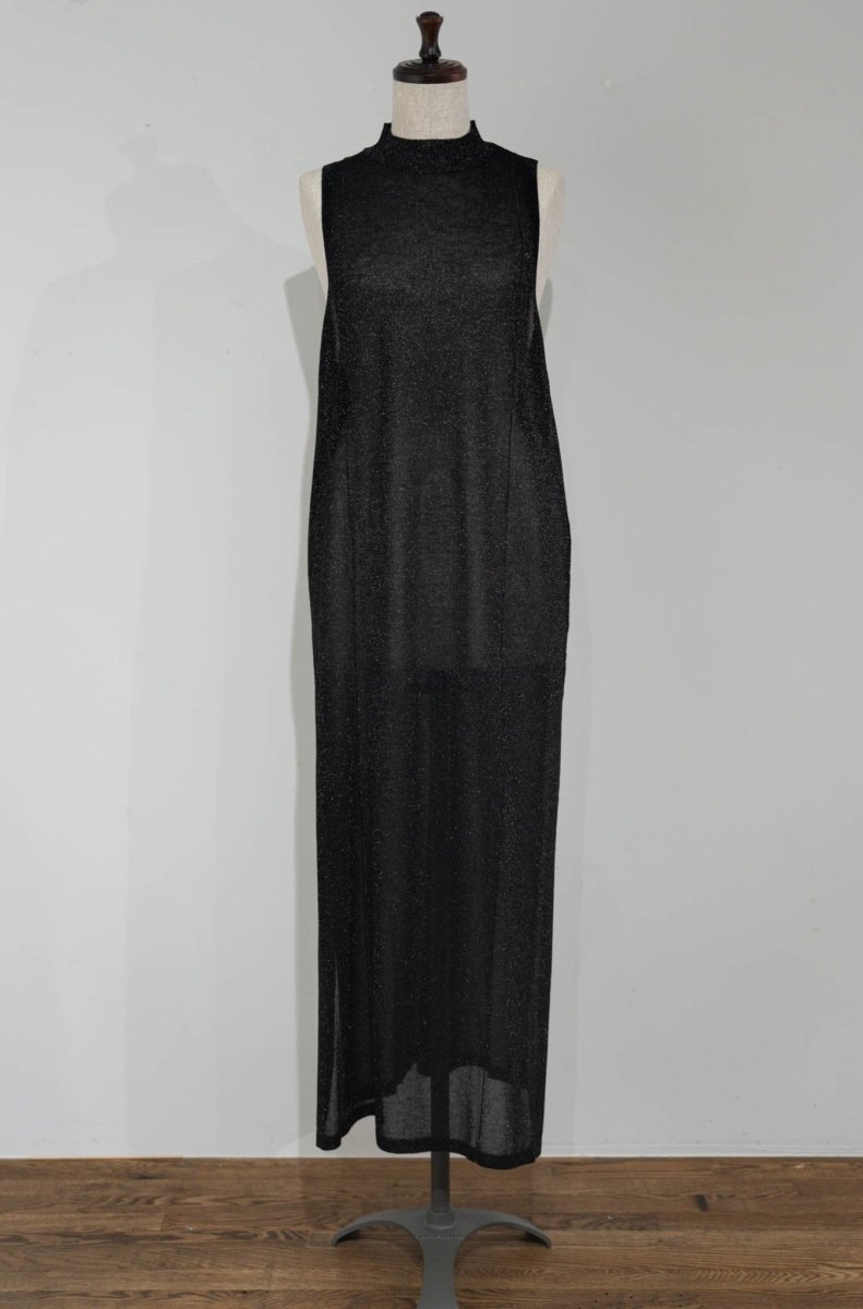 back open lamé one piece/green - KNUTH MARF