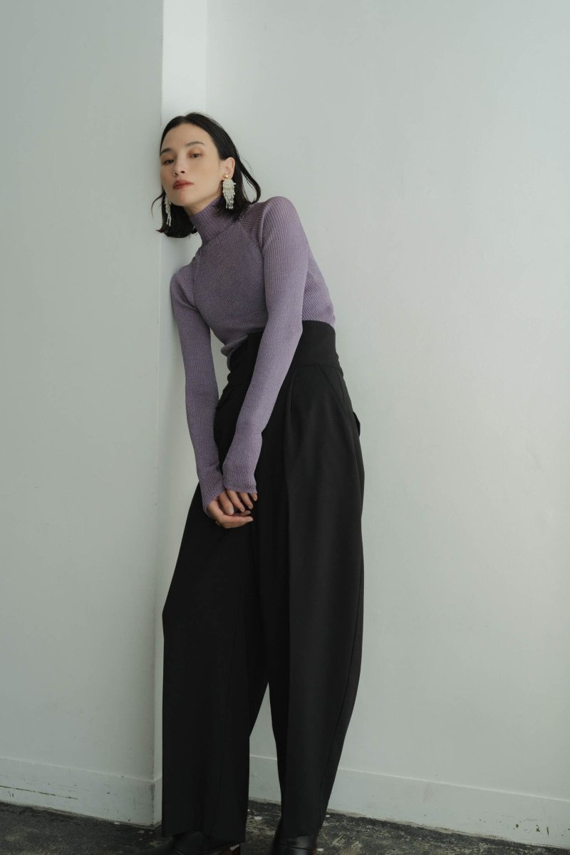 beads earring/black - KNUTH MARF