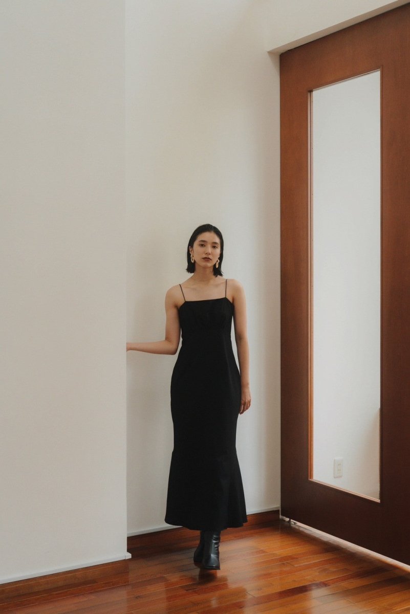 bolero mermaid one-piece/blackblack,blackwhite - KNUTH MARF