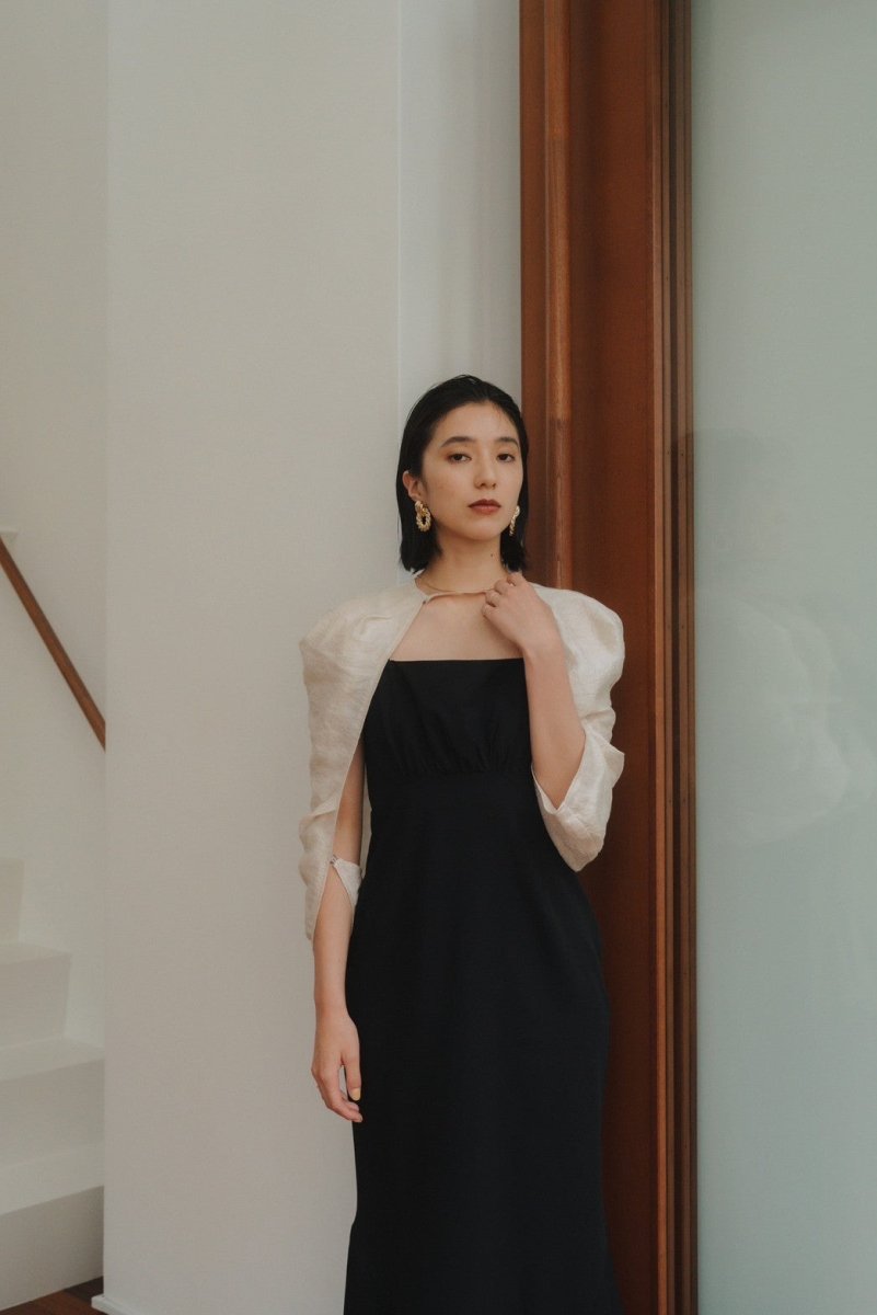 bolero mermaid one-piece/blackblack,blackwhite - KNUTH MARF