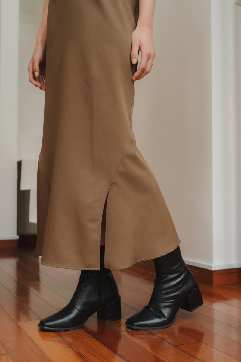 bolero mermaid one-piece/brownbeige - KNUTH MARF