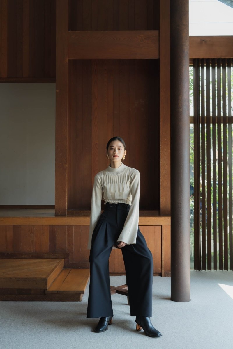 bumpy wide sleeve knit/2color - KNUTH MARF