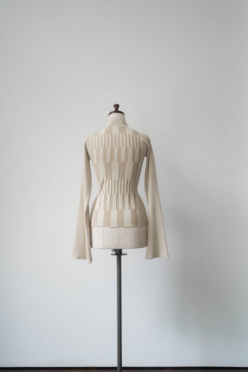 bumpy wide sleeve knit/2color - KNUTH MARF
