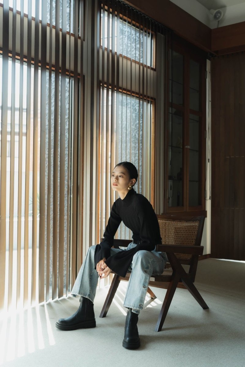 bumpy wide sleeve knit/2color - KNUTH MARF