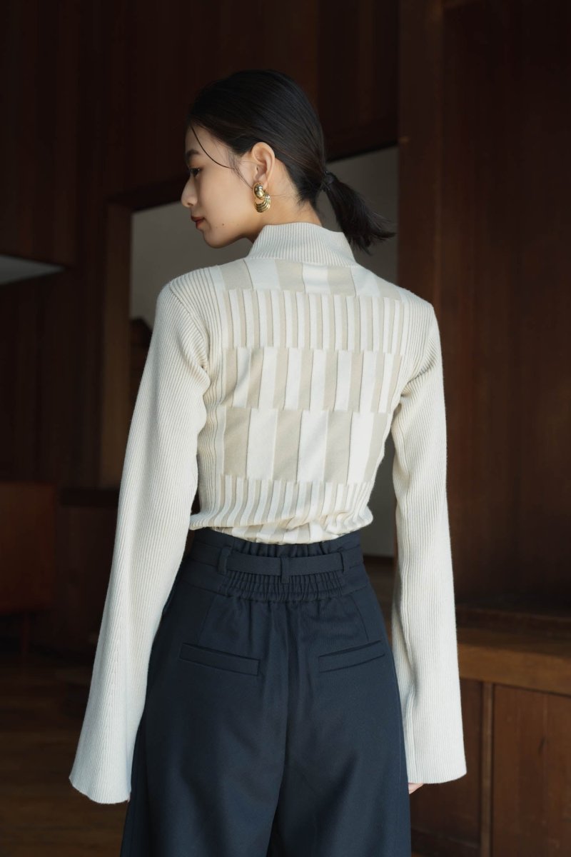 bumpy wide sleeve knit/2color - KNUTH MARF