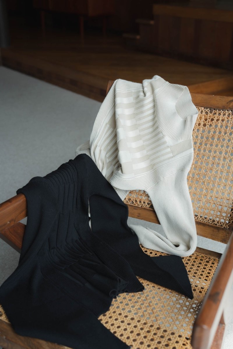 bumpy wide sleeve knit/2color - KNUTH MARF