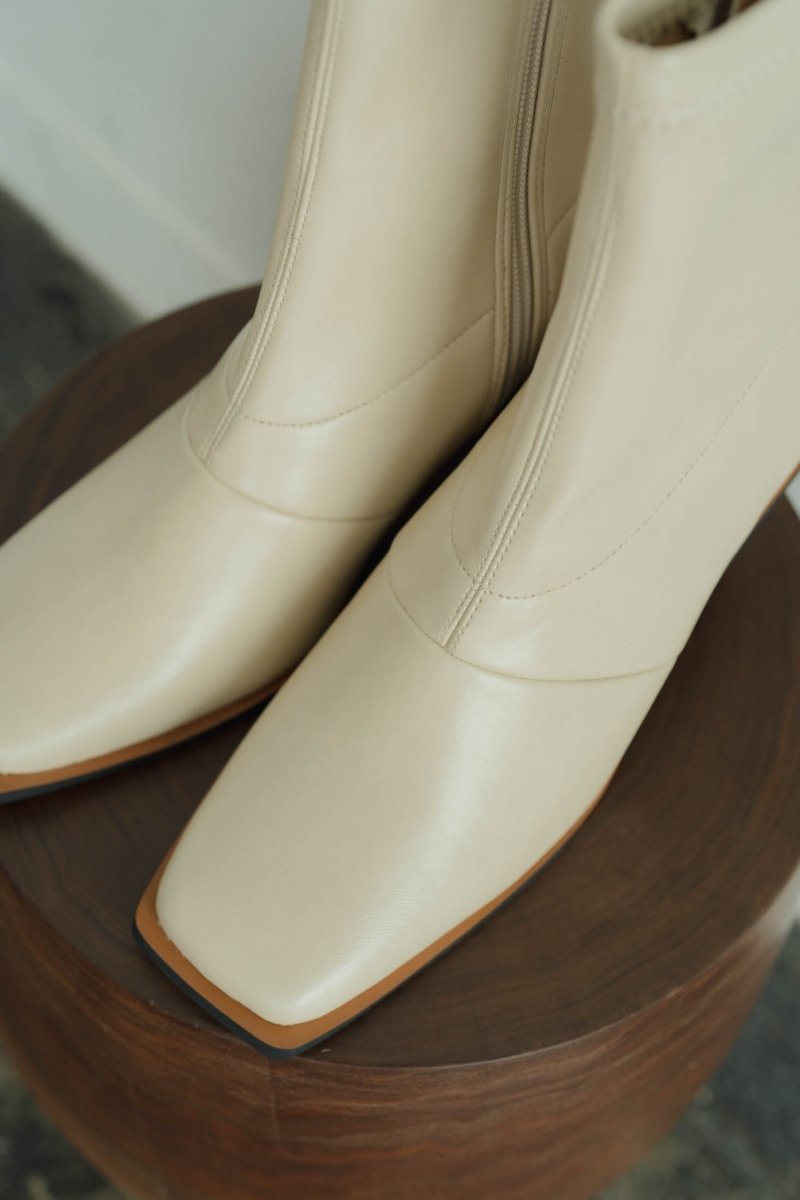 clear heel boots/2color - KNUTH MARF