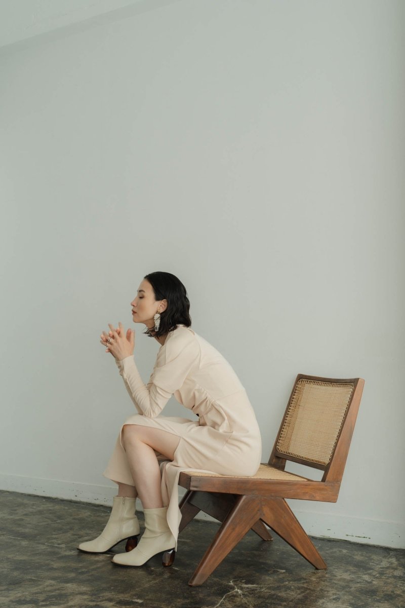 clear heel boots/2color - KNUTH MARF