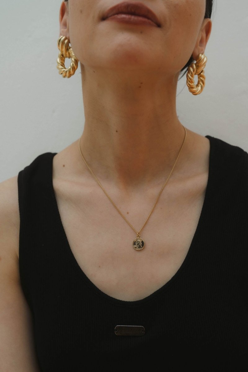 coin necklace - KNUTH MARF