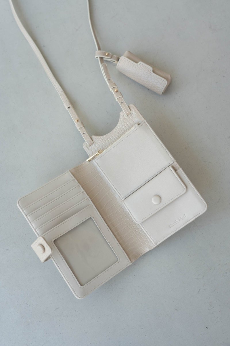 crocodile mulch pochette/bluegreen - KNUTH MARF