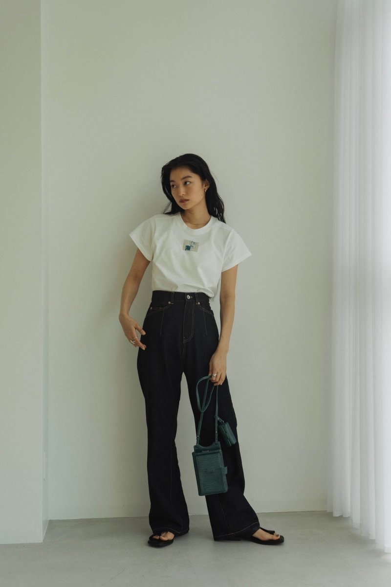 crocodile mulch pochette/bluegreen - KNUTH MARF