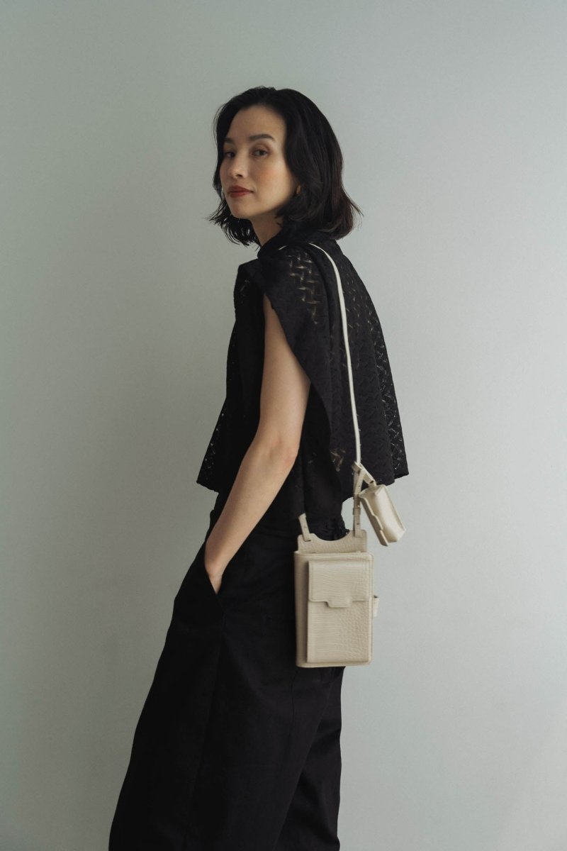 crocodile mulch pochette/bluegreen - KNUTH MARF