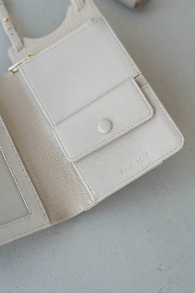 crocodile mulch pochette/bluegreen - KNUTH MARF