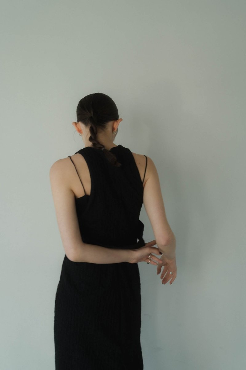 cup in jacquard one piece/black - KNUTH MARF