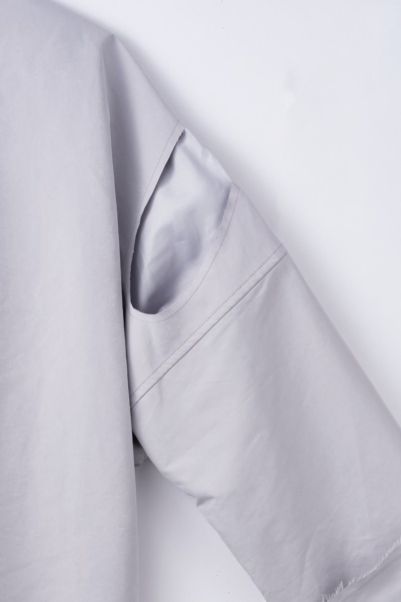 cutting edge shirt jacket(unisex)/iceblue - KNUTH MARF