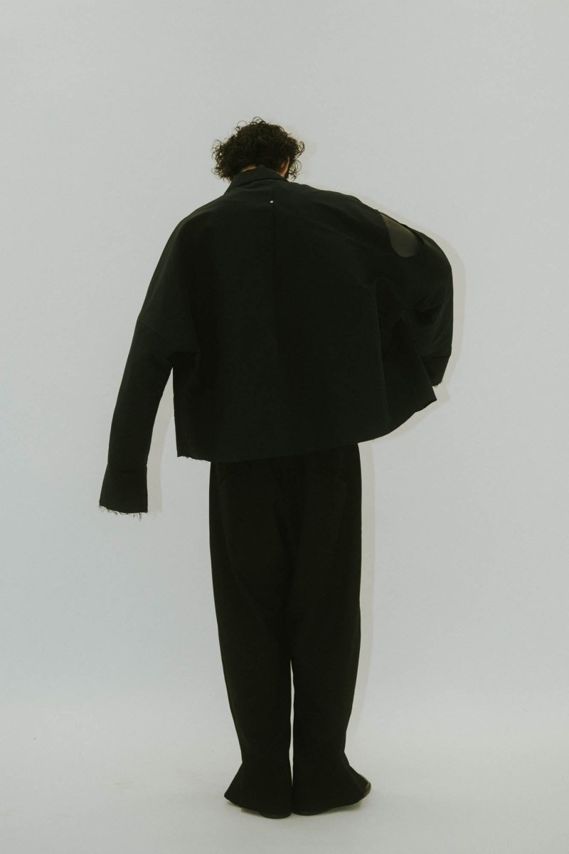 cutting edge shirt jacket(unisex)/navy - KNUTH MARF