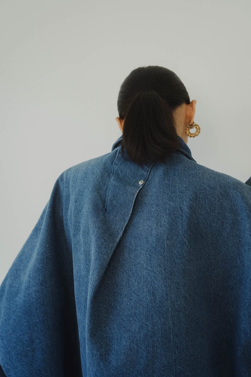 denim over shirt jacket(unisex)/blue - KNUTH MARF