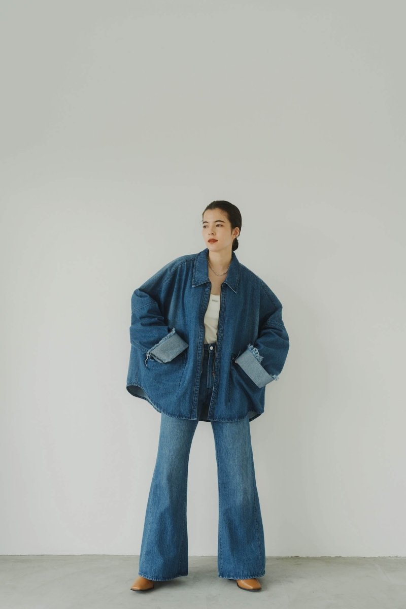 denim over shirt jacket(unisex)/blue - KNUTH MARF