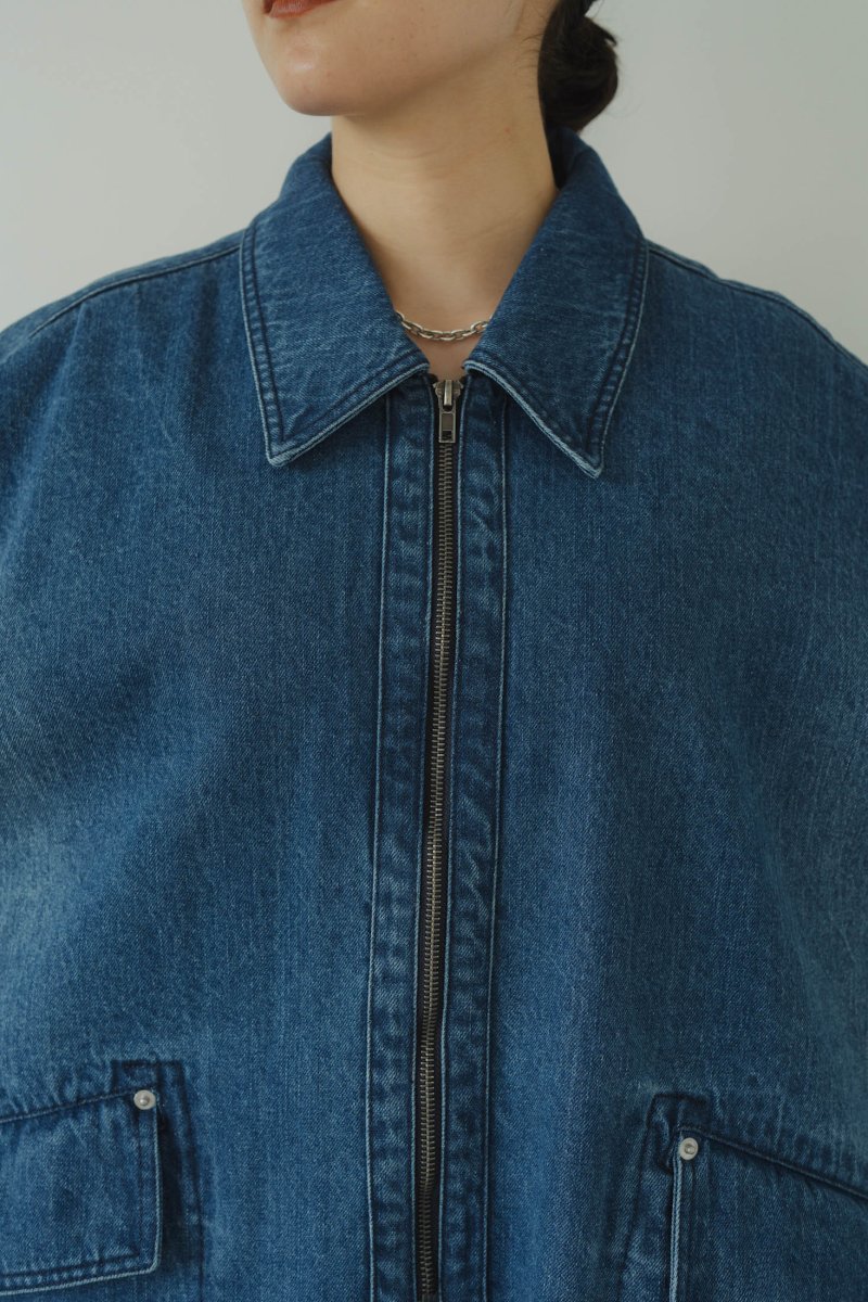 denim over shirt jacket(unisex)/blue - KNUTH MARF