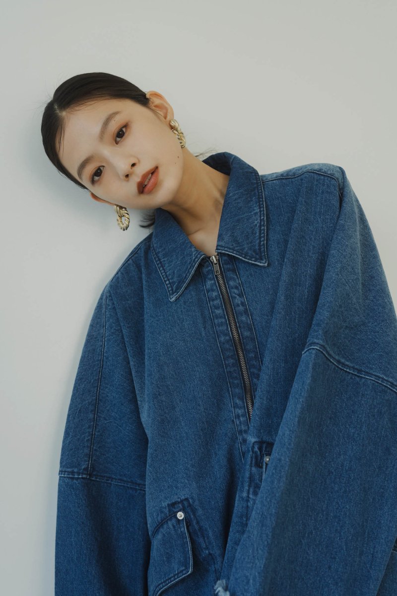 denim over shirt jacket(unisex)/blue - KNUTH MARF
