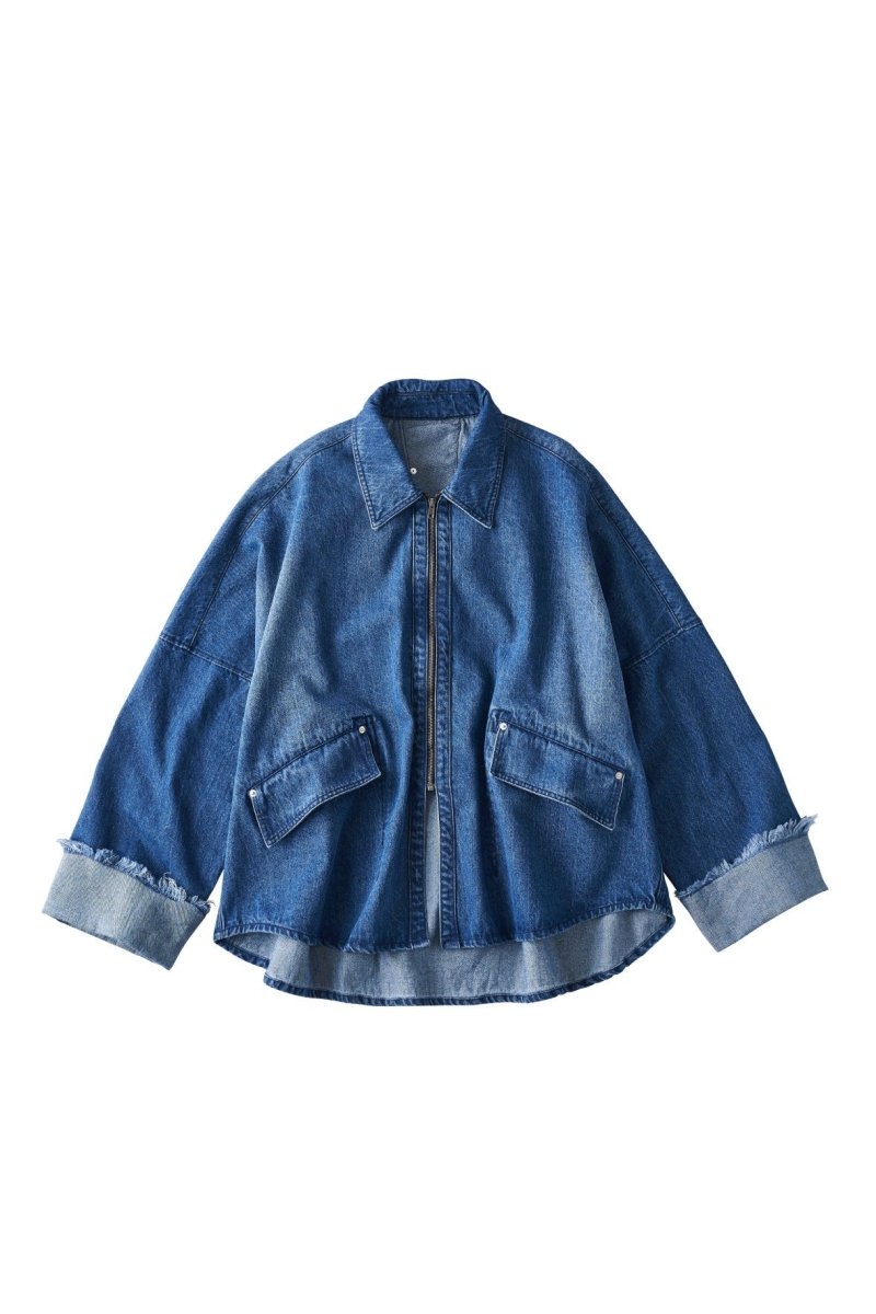 denim over shirt jacket(unisex)/blue - KNUTH MARF