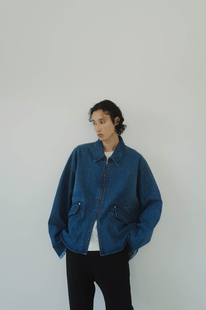 denim over shirt jacket(unisex)/blue - KNUTH MARF