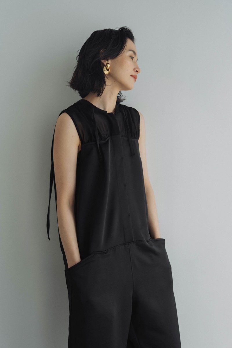 ennui sheer satin all in one/black - KNUTH MARF