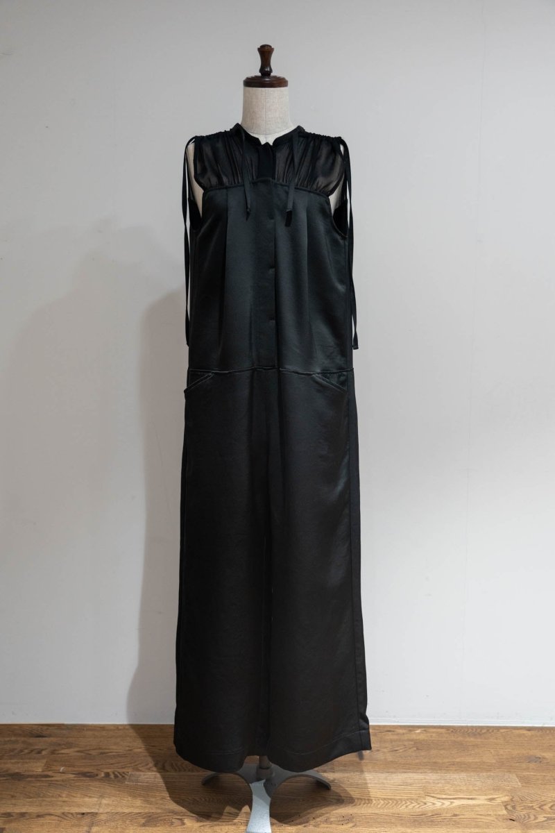 ennui sheer satin all in one/black - KNUTH MARF