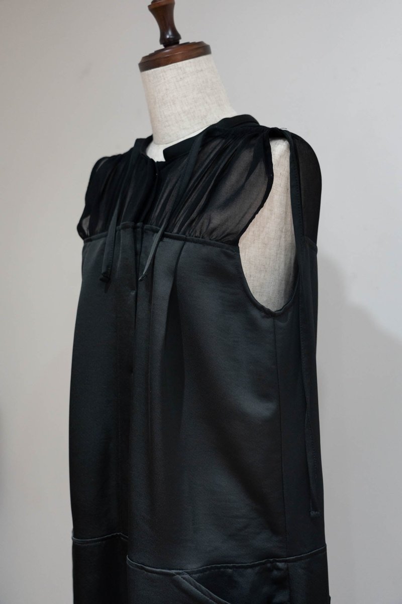 ennui sheer satin all in one/pistàcchio - KNUTH MARF