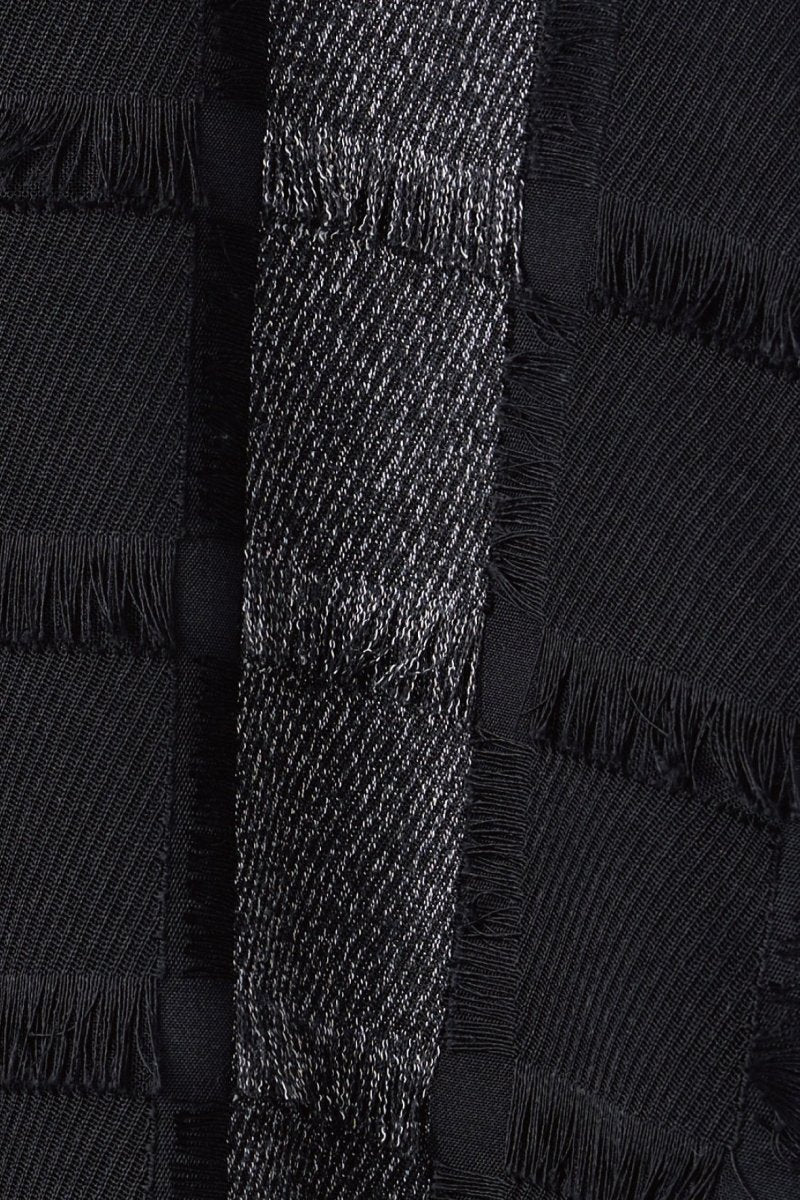 fringe switching pants(unisex)/2color - KNUTH MARF