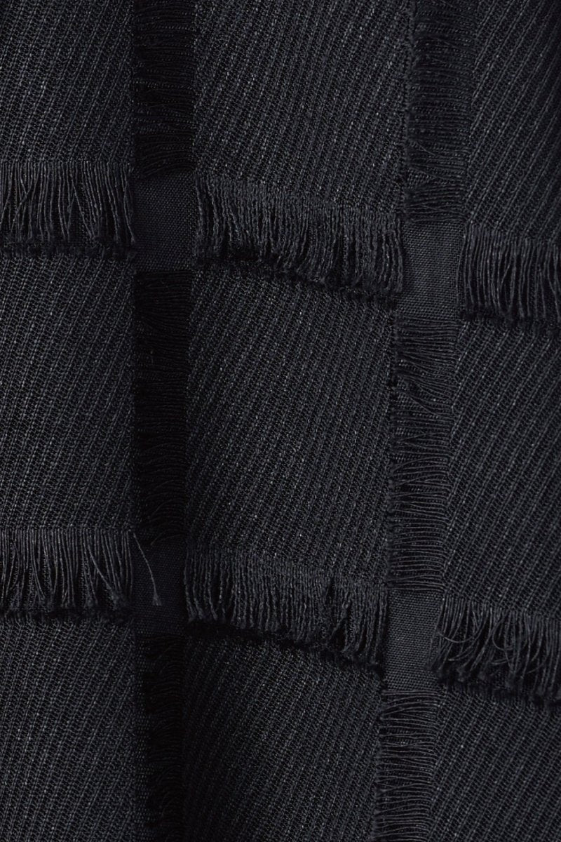fringe switching pants(unisex)/2color - KNUTH MARF