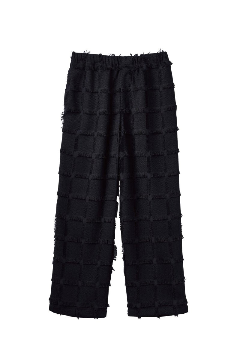 fringe switching pants(unisex)/2color - KNUTH MARF