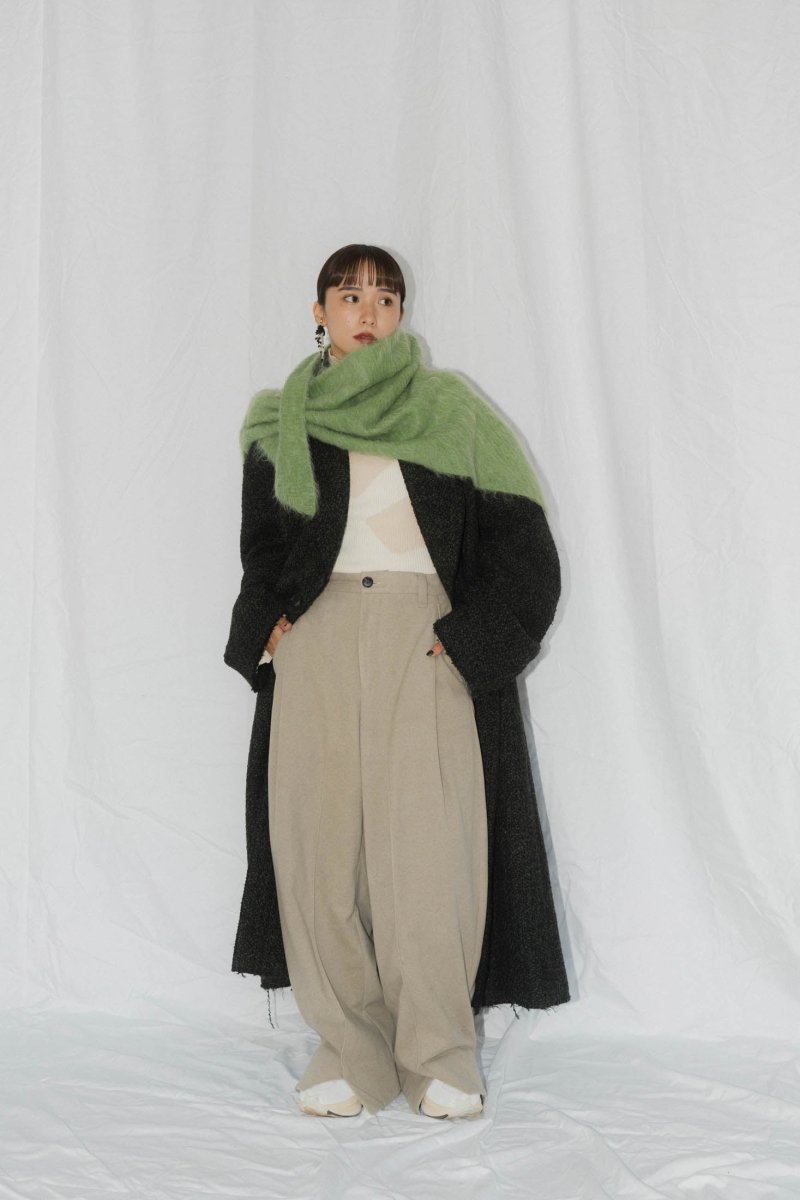 front slit pants(unisex)/greige - KNUTH MARF