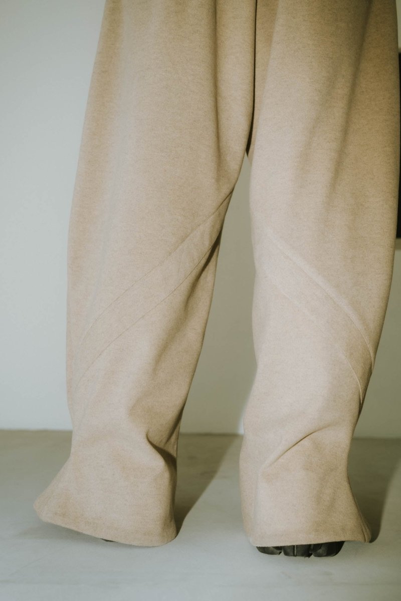 front slit pants(unisex)/greige - KNUTH MARF