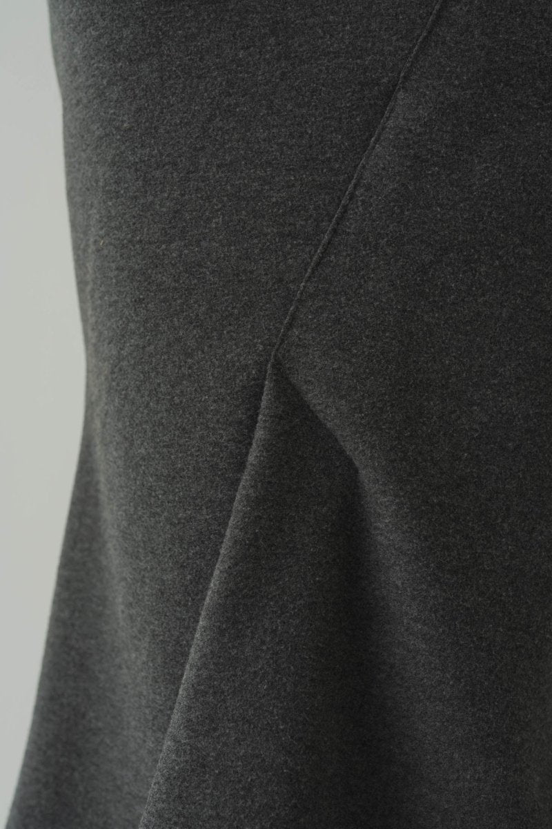 front zip mermaid skirt/2color - KNUTH MARF