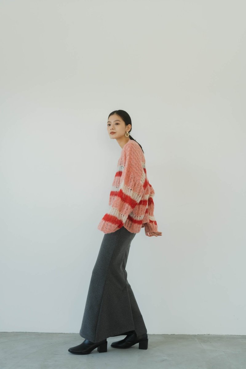 front zip mermaid skirt/2color - KNUTH MARF