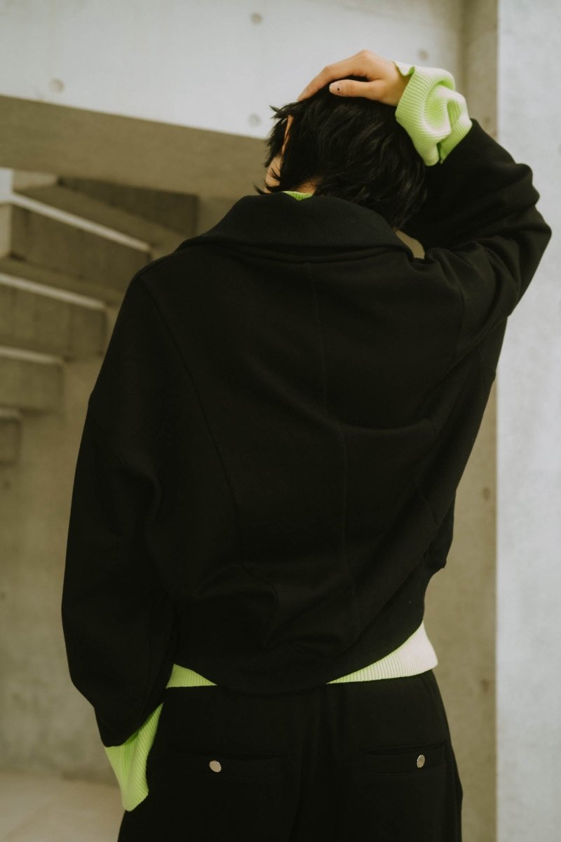 half zip sweat(unisex)/3color - KNUTH MARF