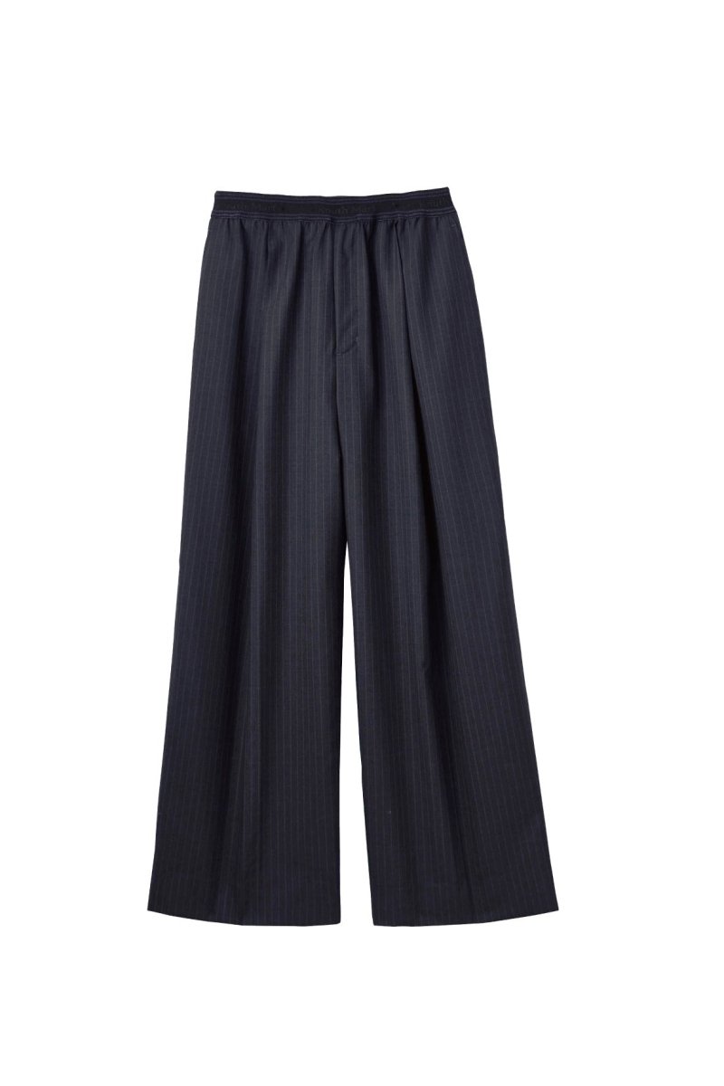 -high end- one tuck easy slacks(unisex)/2color - KNUTH MARF
