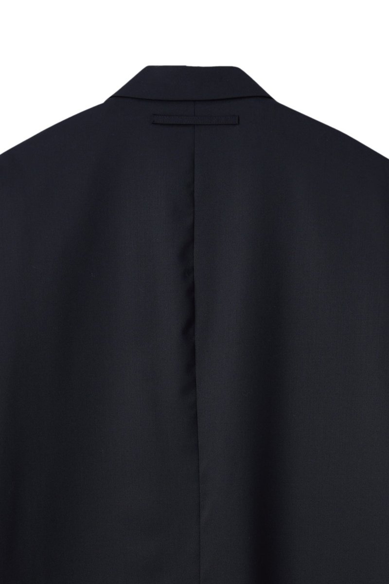 -high end- oversize long chester coat(unisex)/black - KNUTH MARF